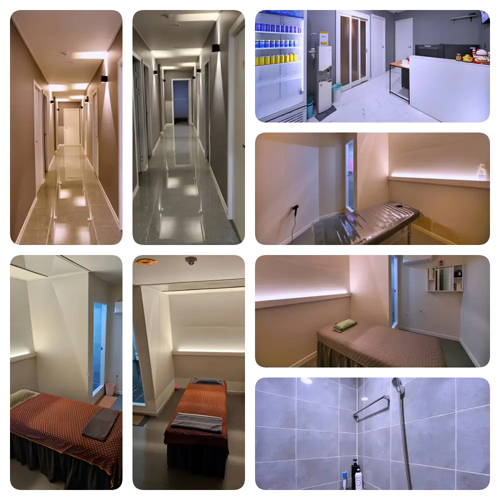 마산마사지 행복테라피 실내 공간