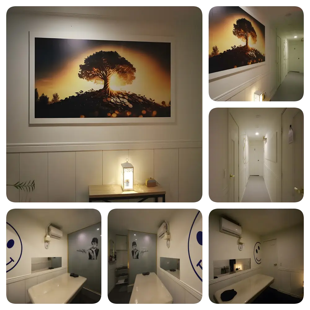 김해마사지 크림스웨디시 내부 사진